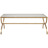Crescent Coffee Table - Gold by Uttermost - View 1