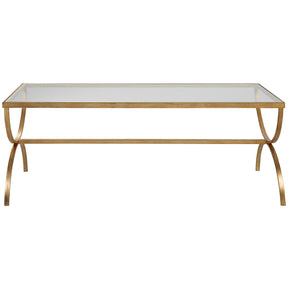Crescent Coffee Table - Gold by Uttermost - View 1