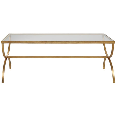 Crescent Coffee Table - Gold by Uttermost - View 1