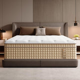 Queen Mattress 14 Inch, 7-Zone Contouring Bed in a Box,Firm Hotel Collection Hybrid Mattresses with Extra Lumbar & Shoulder Support