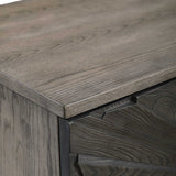 Shield Oak 2 Door Cabinet - Dark Gray by Uttermost - View 8