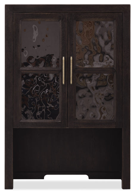 Driftwood Bookcase Hutch Burnt Timber - Dark Brown by Hooker Furniture - View 2