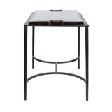 Eisen Textured Glass Accent Table - Bronze by Uttermost - View 4