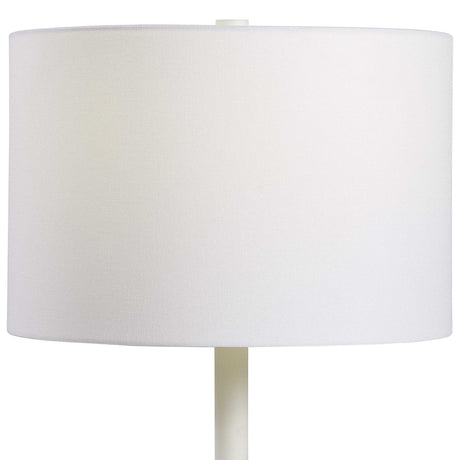 Tanali Modern Table Lamp White & Gray - White / Dark Gray by Uttermost - View 6