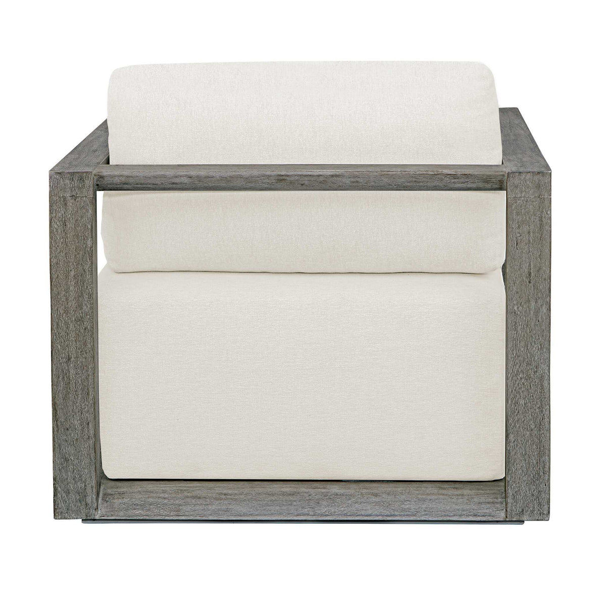 Remsen Outdoor Lounge Chair - Dark Gray / White by Uttermost - View 11