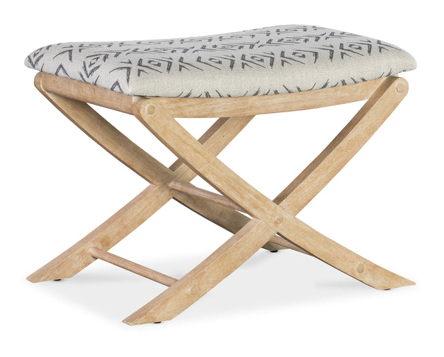 Retreat Camp Stool Bed Bench - Light Brown / Gray by Hooker Furniture - View 1