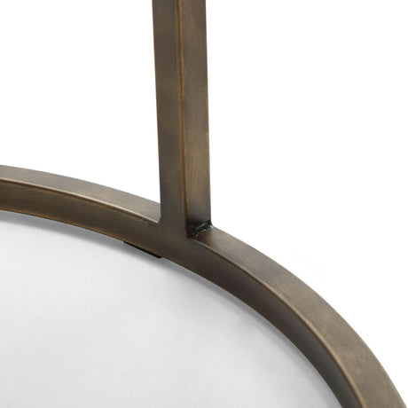 Modrest Elisa - Modern Grey Velvet & Brass Dining Chair