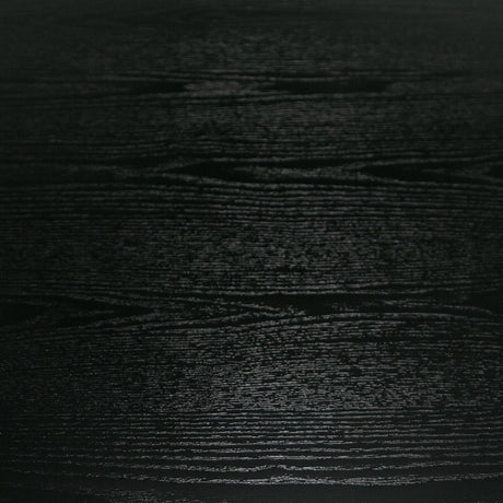 Modrest Elmira - Glam Black Ash + Gradient Stainless Steel Round Dining Table