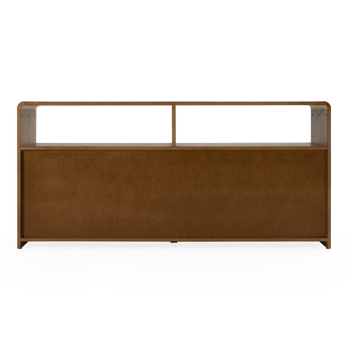 Emilio - Modern Natural Burlap + Walnut Dresser - View Image 1