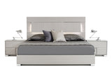 Eastern King Ethan Italian Modern Grey Bed - View Image 1