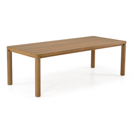 Evora + Sintra - Outdoor Eucalyptus + Grey Olefin 9-Piece Dining Set - View Image 1