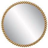 Byzantine Round Mirror - Gold by Uttermost - View 1