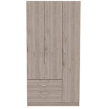 Eureka Three Door Armoire, Two Drawers, Rod - sold by Home Elegance USA