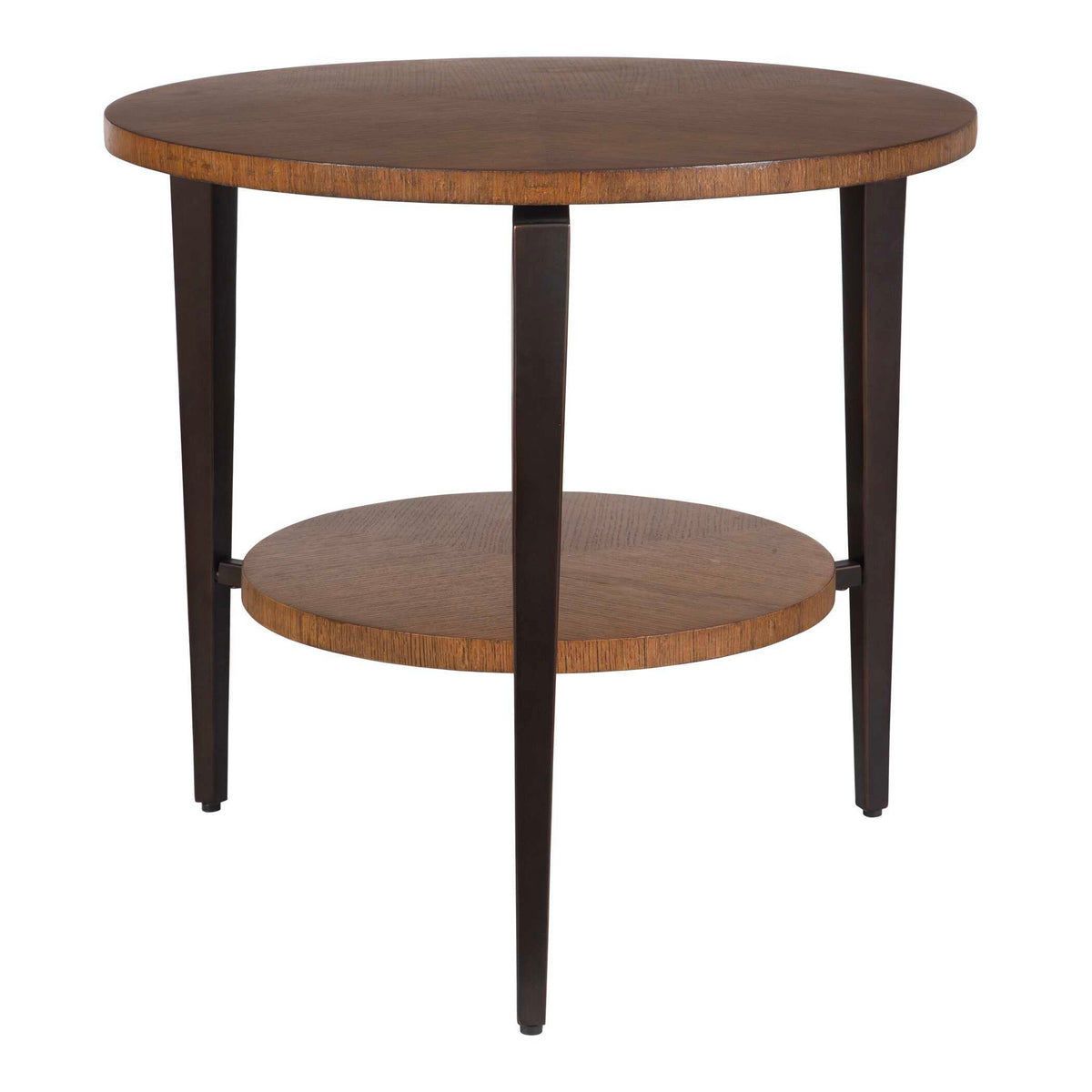 Loddon Side Table Oak - Dark Brown by Uttermost - View 4