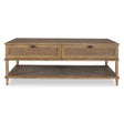Coast Mid-Century Coffee Table Woodtone - Dark Brown by Uttermost - View 1
