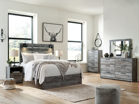 Baystorm - Dresser, Mirror, Panel Bed Set | Ashley | Home Elegance USA