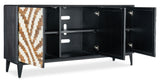 Commerce And Market Entwined Credenza - Black / Light Brown by Hooker Furniture - View 4