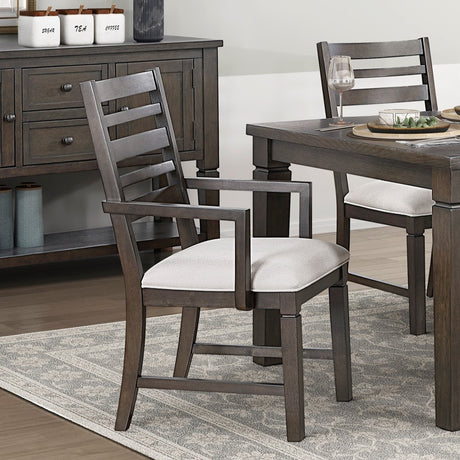 Classic Style 7pc Dining Set Dark Espresso Finish Table with Extension Leaf Armchairs Side Chairs Comfortable Seat Wooden Dining Furniture - sold by Home Elegance USA