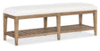Vineyard Row Bed Bench Beige - Light Brown / White by Hooker Furniture - View 1