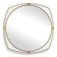Estella Round Mirror - Gold / White by Uttermost - View 1