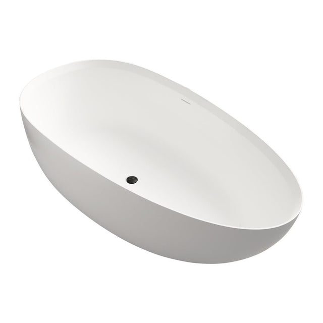 1800mm solid surface stone soaking tub Bathroom freestanding bathtub for adult - FS302 - 1800 - image - 1