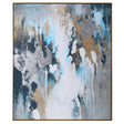Stormy Seas Seas Hand Painted Canvas - Blue by Uttermost - View 1