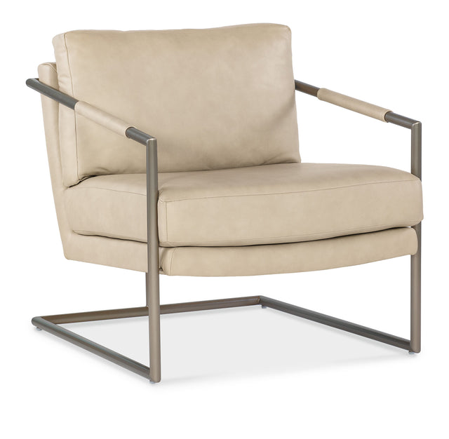 Moody Metal Chair - Beige by Hooker Furniture - View 1