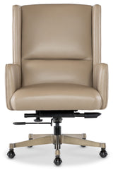 Primrose Executive Swivel Tilt Chair - Beige by Hooker Furniture - View 7