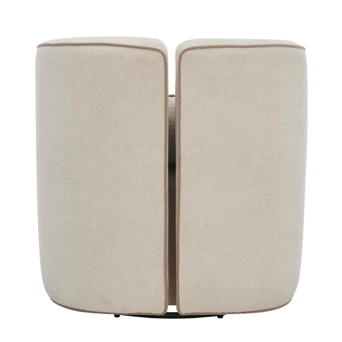 Vega Ecru Swivel Chair White - Beige by Uttermost - View 6