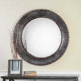 Tanaina Round Mirror Silver - Dark Gray by Uttermost - View 2