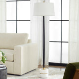 Miraz Floor Lamp - Black by Uttermost - View 8