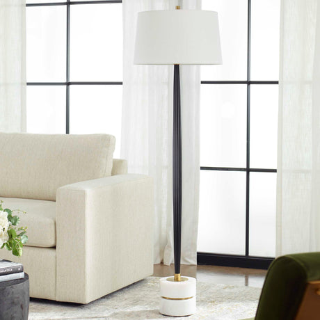 Miraz Floor Lamp - Black by Uttermost - View 8