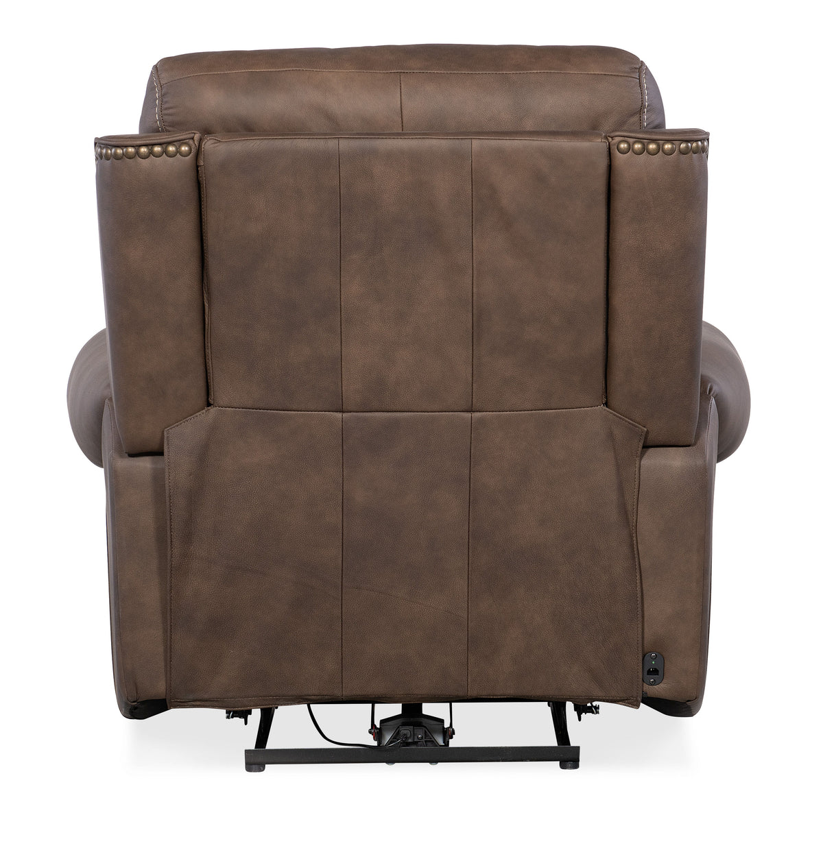 Duncan Power Recliner With Power Headrest & Lumbar - Dark Brown by Hooker Furniture - View 4