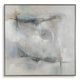 Contort Hand Painted Abstract Art - Gray by Uttermost - View 1