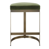Ivanna Brass Counter Stool Moss - Green / Bronze by Uttermost - View 6