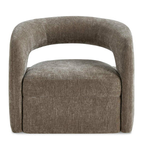 Breis Swivel Barrel Chair - Dark Gray by Uttermost - View 1
