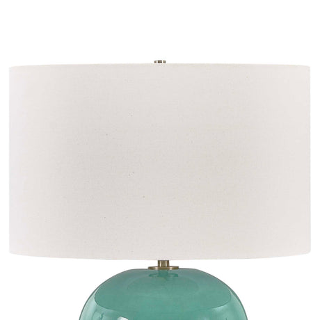 Hollis Table Lamp Teal - Green by Uttermost - View 5