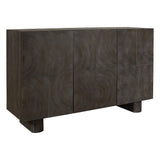 Phineas 3 Door Modern Cabinet Woodtone - Dark Brown by Uttermost - View 3