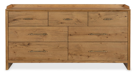 Cashiers Dresser Almond - Light Brown by Hooker Furniture - View 2