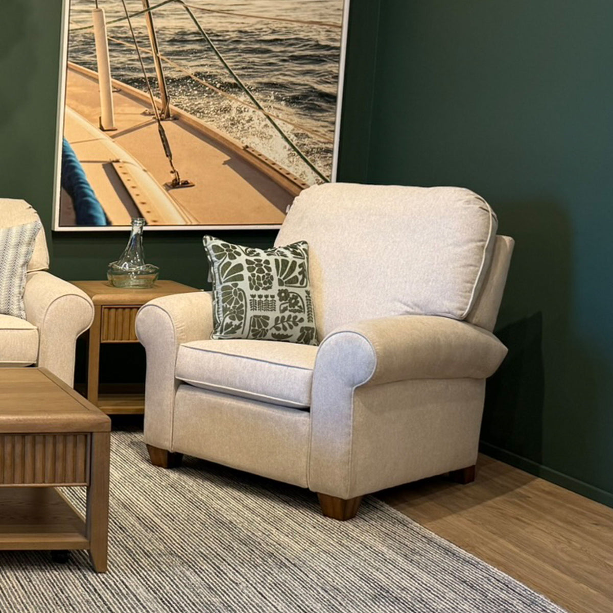 Thornton Fabric High-Leg Recliner | Flexsteel