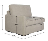 Refuge Sand Left Arm Facing Sofa - Beige by Uttermost - View 11
