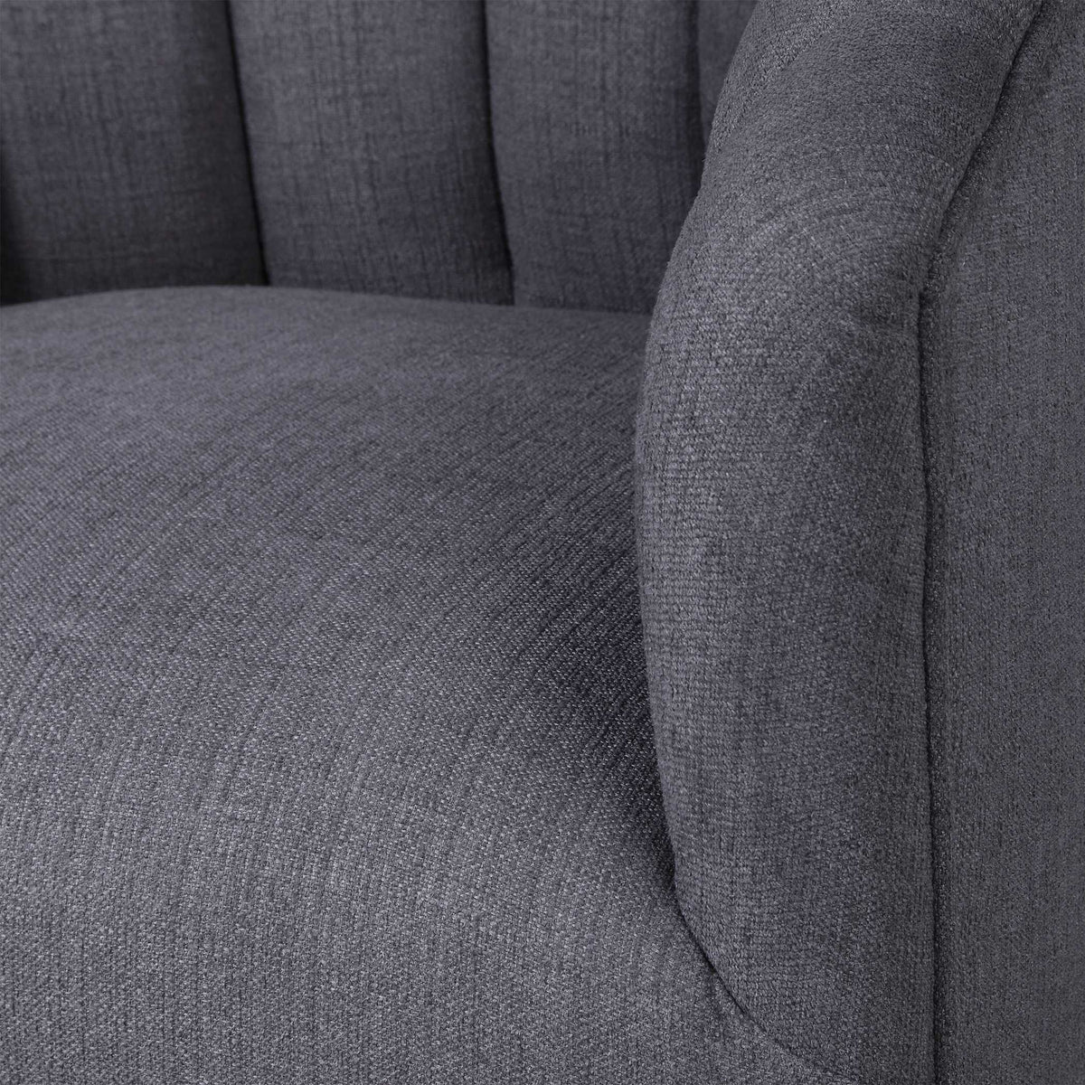 Cuthbert Modern Swivel Chair - Dark Gray by Uttermost - View 7
