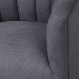Cuthbert Modern Swivel Chair - Dark Gray by Uttermost - View 7