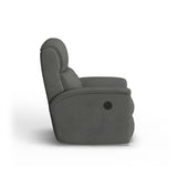 Luna Transitional Fabric Power Rocking Recliner | Flexsteel