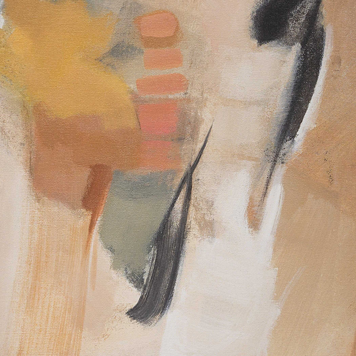 Uphill Framed Abstract Print - Light Brown by Uttermost - View 5