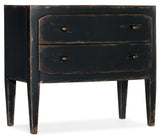 Ciao Bella 2-Drawer Nightstand - Black by Hooker Furniture - View 1