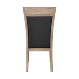 Encore Armless Chair Dark Gray - Black / Light Brown by Uttermost - View 5