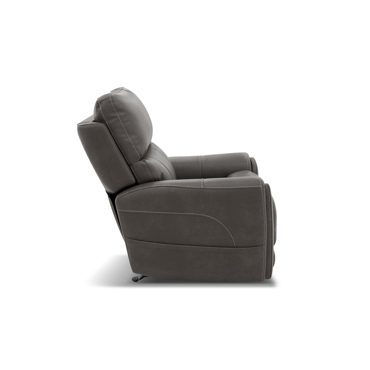 Carter Power Rocking Recliner With Power Headrest, Lumbar, Heat & Massage - Smoke | Flexsteel