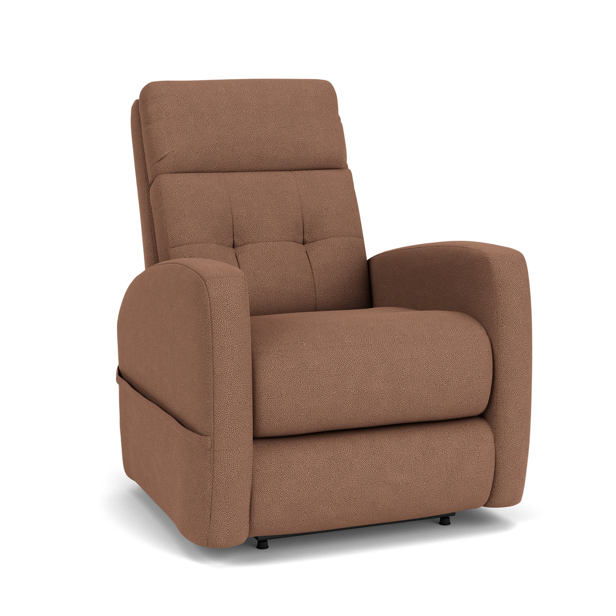 Charlotte Transitional Fabric Power Recliner With Power Headrest & Lumbar | Flexsteel