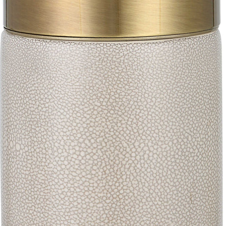 Adelia Ivory & Brass Table Lamp - Yellow by Uttermost - View 6